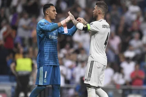 Sergio Ramos contó que celebró por la clasificación del PSG por Keylor Navas