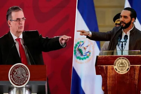 Tenso cruce entre Nayib Bukele y el canciller de México