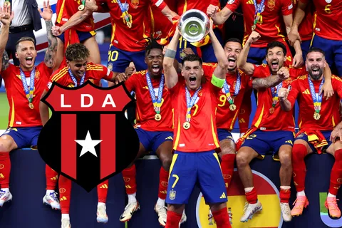 La especial celebración en Alajuelense por el título de España en la Eurocopa 2024