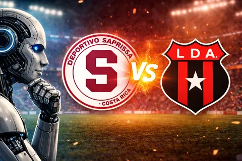 La Inteligencia Artificial predice el resultado de Saprissa vs. Alajuelense en la final de ida del Apertura 2025