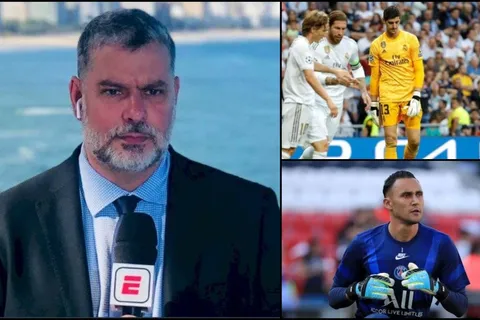 Richard Méndez destroza a Real Madrid por Thibaut Courtois, y se acuerda de Keylor Navas