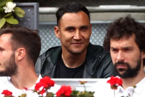 Keylor Navas sacó su lado tenístico junto a otras figuras del Real Madrid