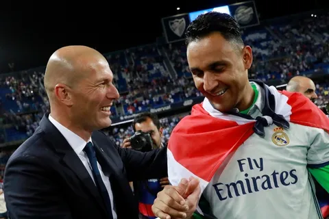 Zidane muy cerca de ser nuevamente el DT de Keylor Navas