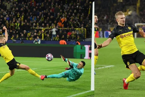 Erling Haland le amarga la noche de Champions a Keylor Navas