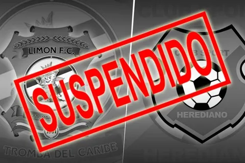 Limón vs. Herediano es suspendido por Unafut