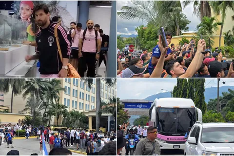 En Argentina destacan la locura que causó Lionel Messi en su llegada a Honduras