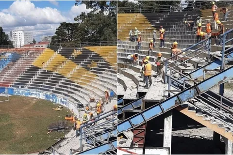 Estadio histórico de Guatemala es demolido
