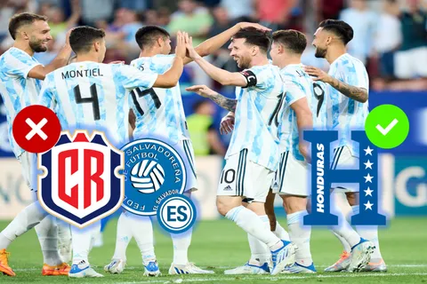El motivo por el que Costa Rica y El Salvador no jugarán contra Argentina pero Honduras sí