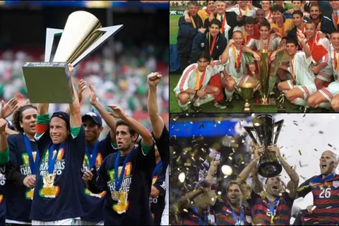 Tabla histórica de ganadores de la Copa Oro