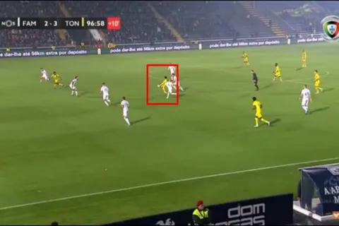 ¡Que pelota! Jonathan Rubio puso brillante asistencia en victoria de Tondela 3-2