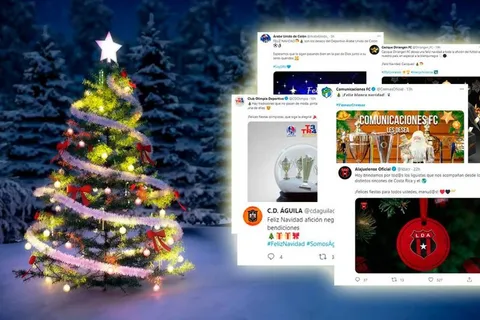 Los saludos navideños de los principales equipos de Centroamérica