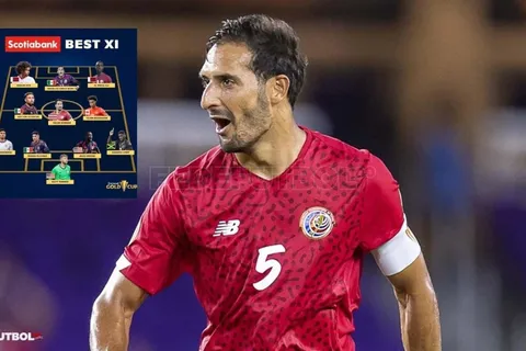 Celso Borges fue nombrado por Concacaf como una de las figuras de la Copa Oro 2021