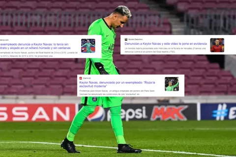 Keylor Navas, en problemas: así reaccionaron los medios internacionales a la denuncia contra el portero