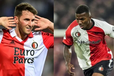Santi Giménez muestra una faceta desconocida de Jeyland Mitchell mientras no juega en Feyenoord