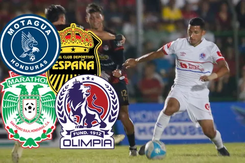 Así está la tabla de posiciones del Clausura 2026: Olimpia acecha a Motagua y se baja a Real España de Jeaustin Campos