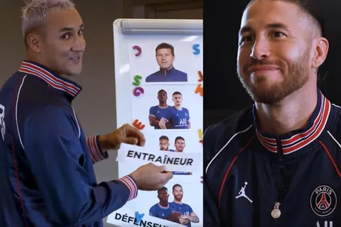 Las imperdibles clases de francés que Keylor Navas imparte a Sergio Ramos [Video]