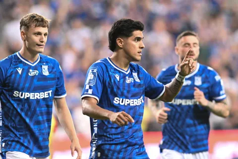 Lo que hizo Luis Palma luego de marcar su primer gol y que sorprende al Lech Poznan; Honduras tiene que verlo