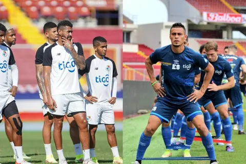 Las alineaciones de Panamá y El Salvador en la octava fecha de Eliminatorias Concacaf