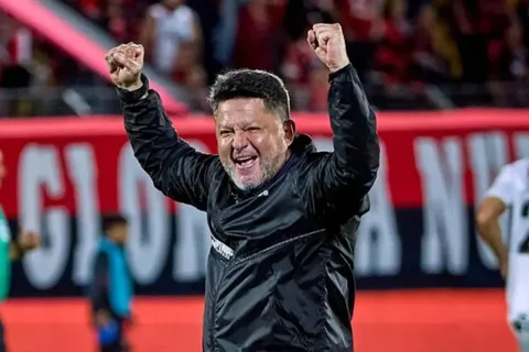 Jafet Soto celebra por Herediano. (Foto: Herediano)