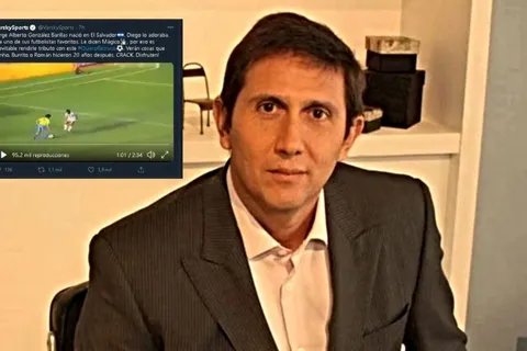 Periodista argentino rindió tributo al Mágico González y lo comparó con figuras mundiales