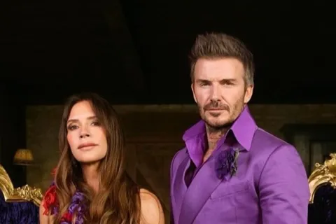 David Beckhan y un gesto muy Morado.