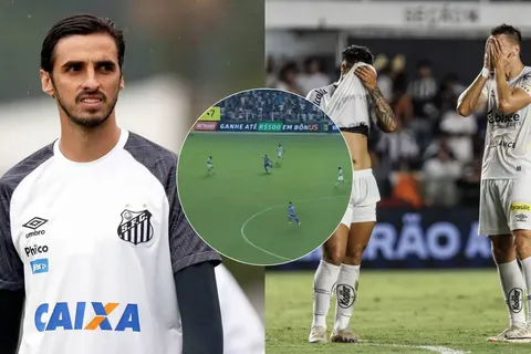Santos, ex equipo de Bryan Ruiz, descendió en Brasil por un gol insólito (VIDEO)