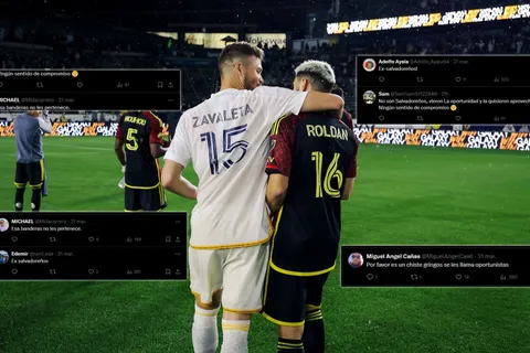 Eriq Zavaleta y Alex Roldán fueron atacados por un posteo de LA Galaxy. (Foto: X)