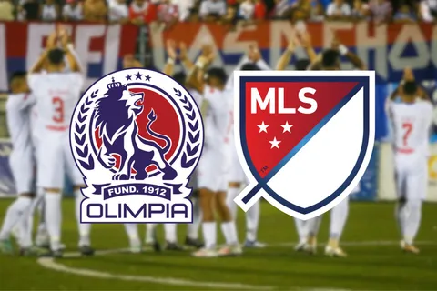 Escudo de Olimpia y de la MLS.