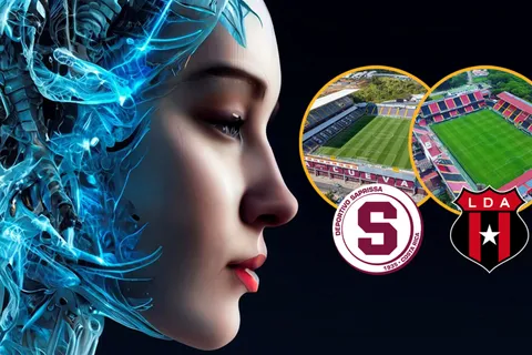 Impactantes: así serían los estadios de Saprissa y Alajuelense dentro de 100 años, según la IA