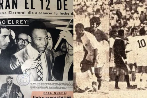 Pelé visitó Guatemala tres veces
