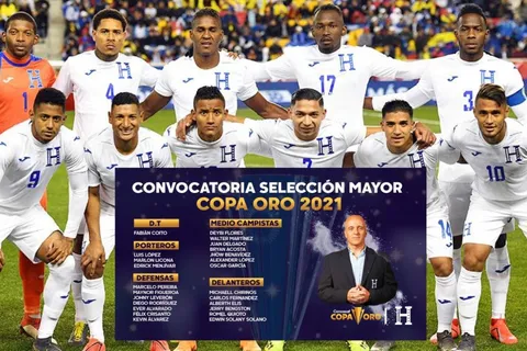 Los elegidos de Honduras para la Copa de Oro