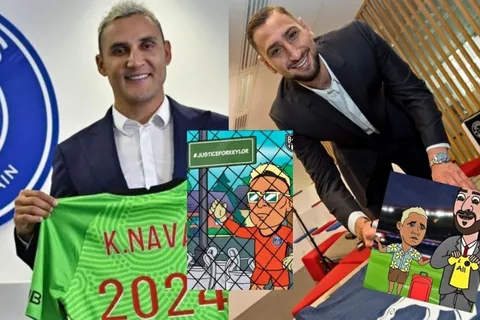 Los memes no perdonaron a Keylor Navas tras la llegada de Gianluigi Donnarumma al PSG
