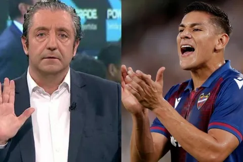 Josep Pedrerol le envió una gran noticia a Óscar Duarte del Levante desde su editorial en el El Chiringuito