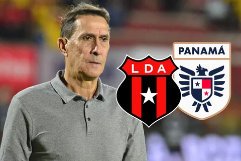Alexandre Guimaraes como entrenador de Alajuelense.