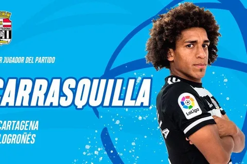 Adalberto Carrasquilla fue distinguido como MVP en partido con Cartagena