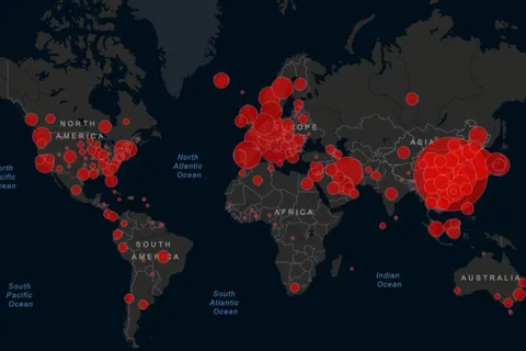 En vivo: mapa de los países de Centroamérica más afectados por el Coronavirus