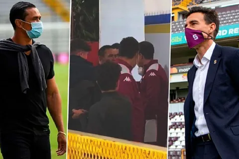 Fuerte cruce entre Centeno y Catalina tras la victoria del Saprissa [VIDEO]