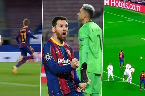 Keylor Navas recibe un gol de Lionel Messi tras un polémico penal [VIDEO]