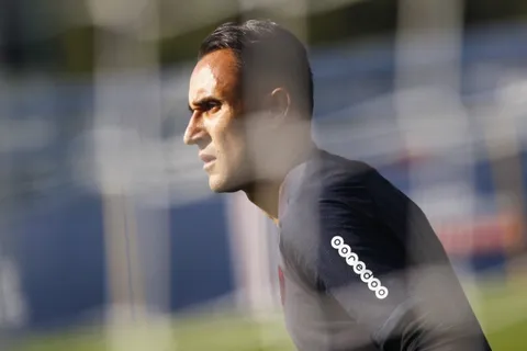 Keylor Navas agradece a Dios tras su primer entrenamiento en PSG