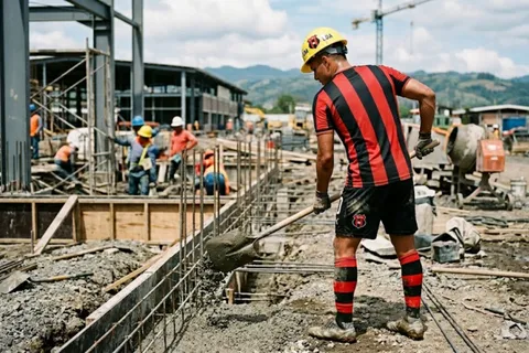 Ex Alajuelense ahora trabaja en la construcción.