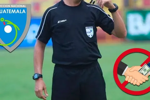 Árbitro señala intento de soborno en fútbol de Guatemala