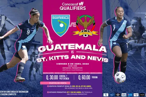 Guatemala vs. San Cristóbal y Nieves: cuándo, a qué hora y por qué canal ver hoy la fecha 3 de la Clasificatoria al Campeonato Femenino Concacaf W 2022