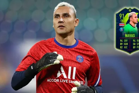 Keylor Navas es nombrado jugador del mes en la Ligue 1 de Francia