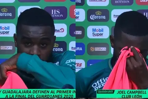 ¡Con lágrimas! Joel Campbell no aguantó la emoción de estar en la final de la Liga MX