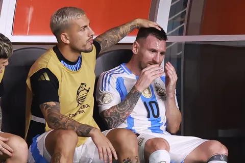 El llanto incontrolable de Lionel Messi tras salir lesionado de la final de la Copa América 2024