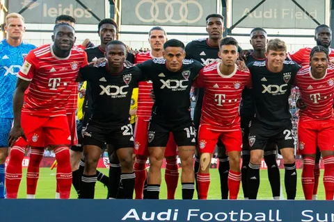 Andy Najar participó en la goleada del Bayern Múnich ante el DC United