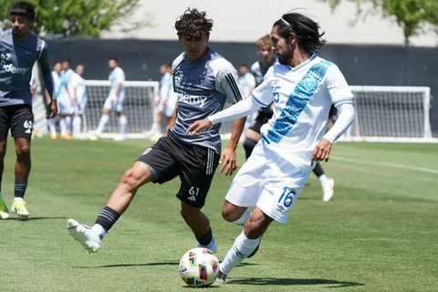 La Selección de Guatemala goleó a un club de la MLS en un juego amistoso