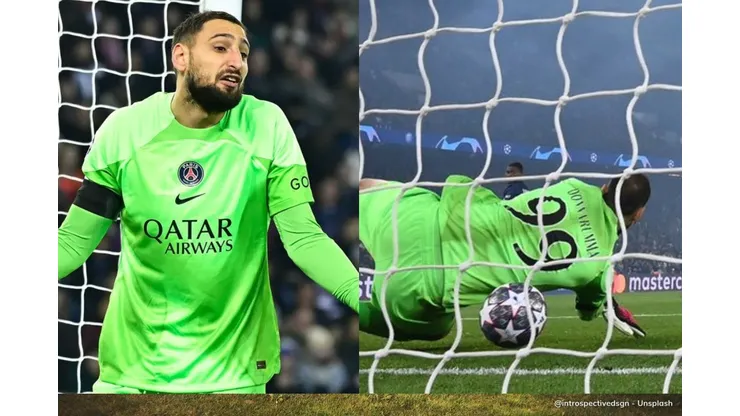 Donnarumma cometió otro error con PSG en la UEFA Champions League