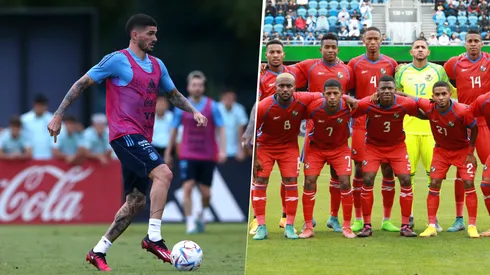 Rodrigo De Paul valoró la importancia del amistoso vs. Panamá (Fotos: Getty y Fepafut)