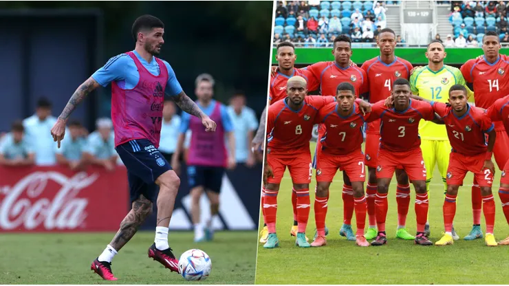 Rodrigo De Paul valoró la importancia del amistoso vs. Panamá (Fotos: Getty y Fepafut)